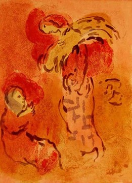 Ruth Gleaning Zeitgenosse Marc Chagall Ölgemälde